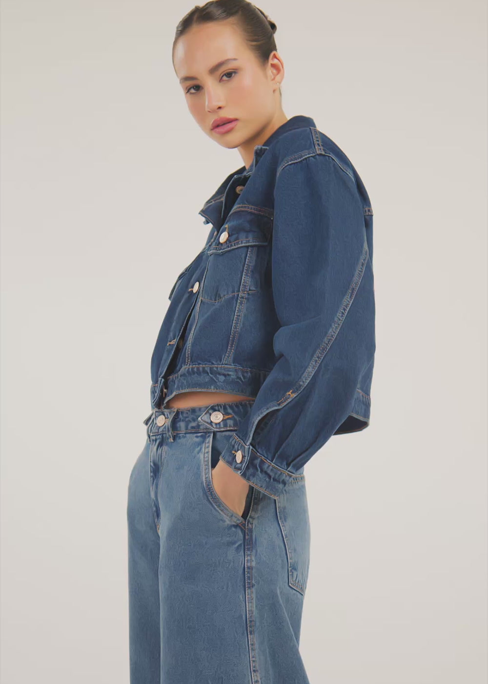 Calça Jeans Sawary Balloon - 283738 AZUL