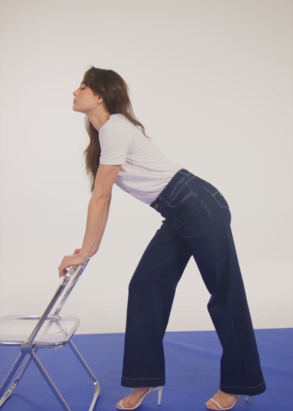 Calça Jeans Sawary Wide Leg - 284058 AZUL