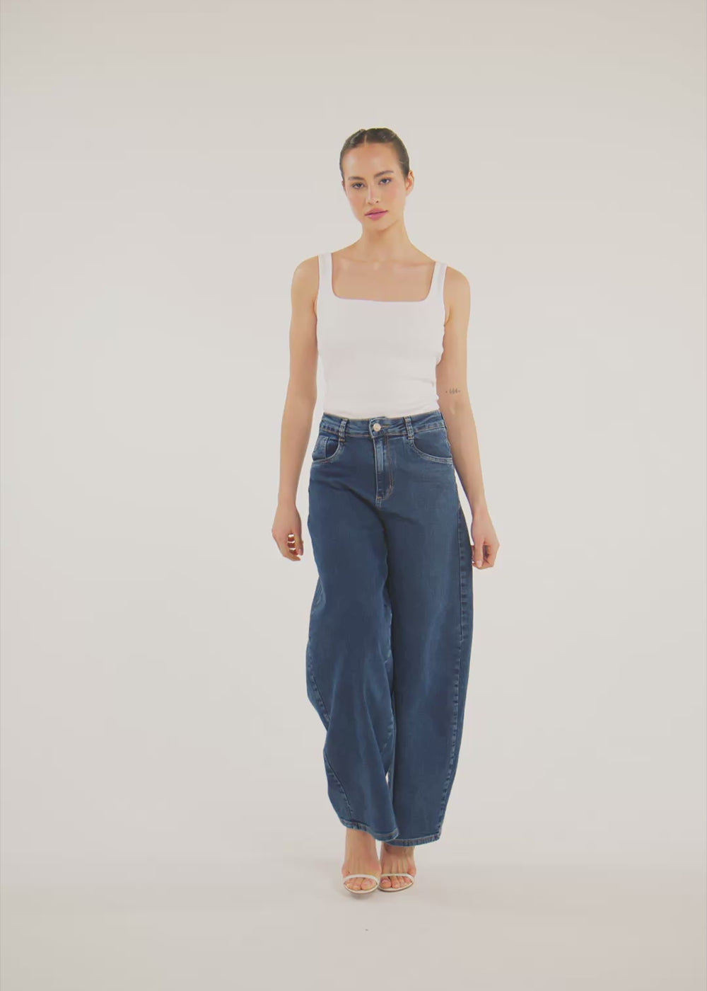 Calça Jeans Sawary Balloon - 283861 AZUL